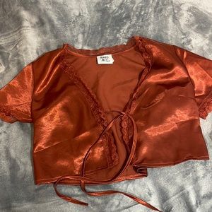 Princess polly tie front top